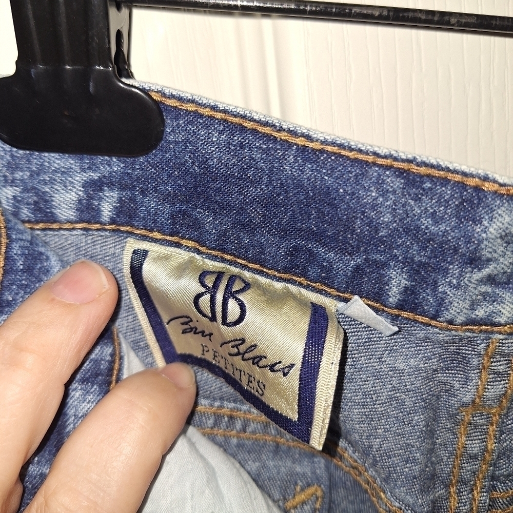 Bill Blass Vintage Acid Wash Denim Jeans 14 Petite - Picture 2 of 7